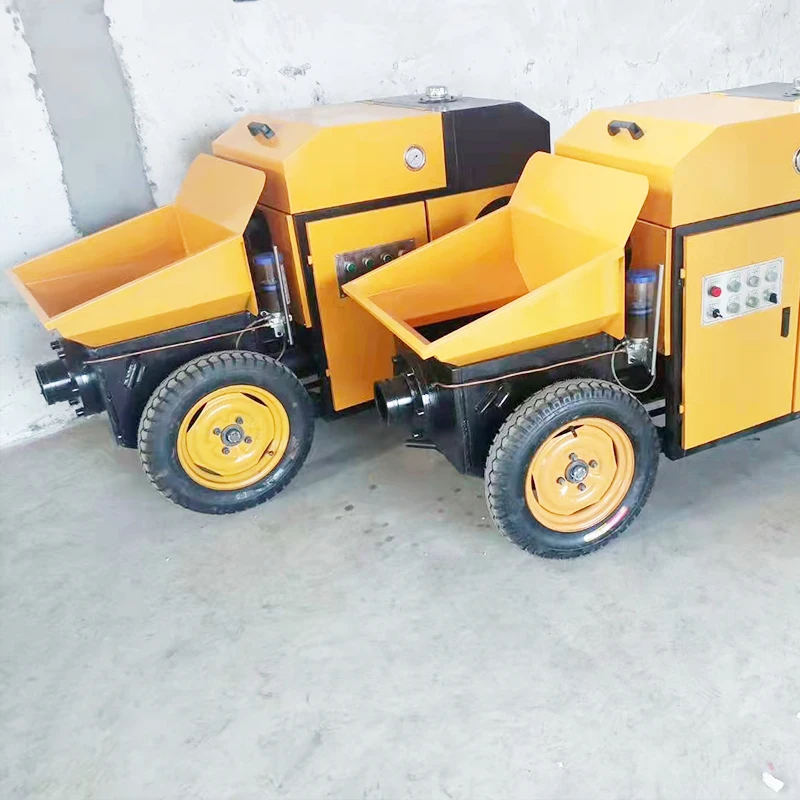 Electric powered concrete pump engine driven construction concrete pump motorized concrete pump