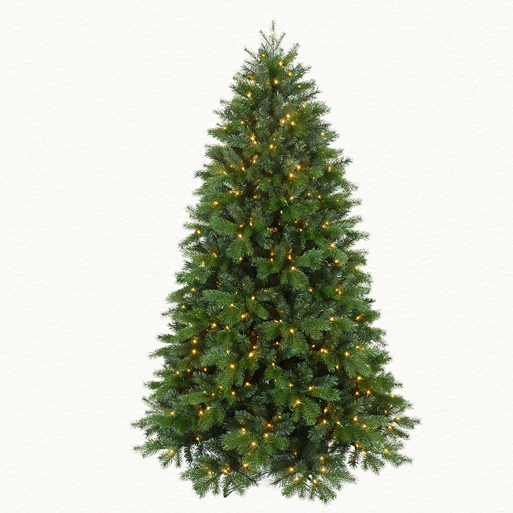 Hot Selling Cheap Outdoor Christmas Decoration Artificial Xmas Trees PVC Prelit Green Christmas Tree