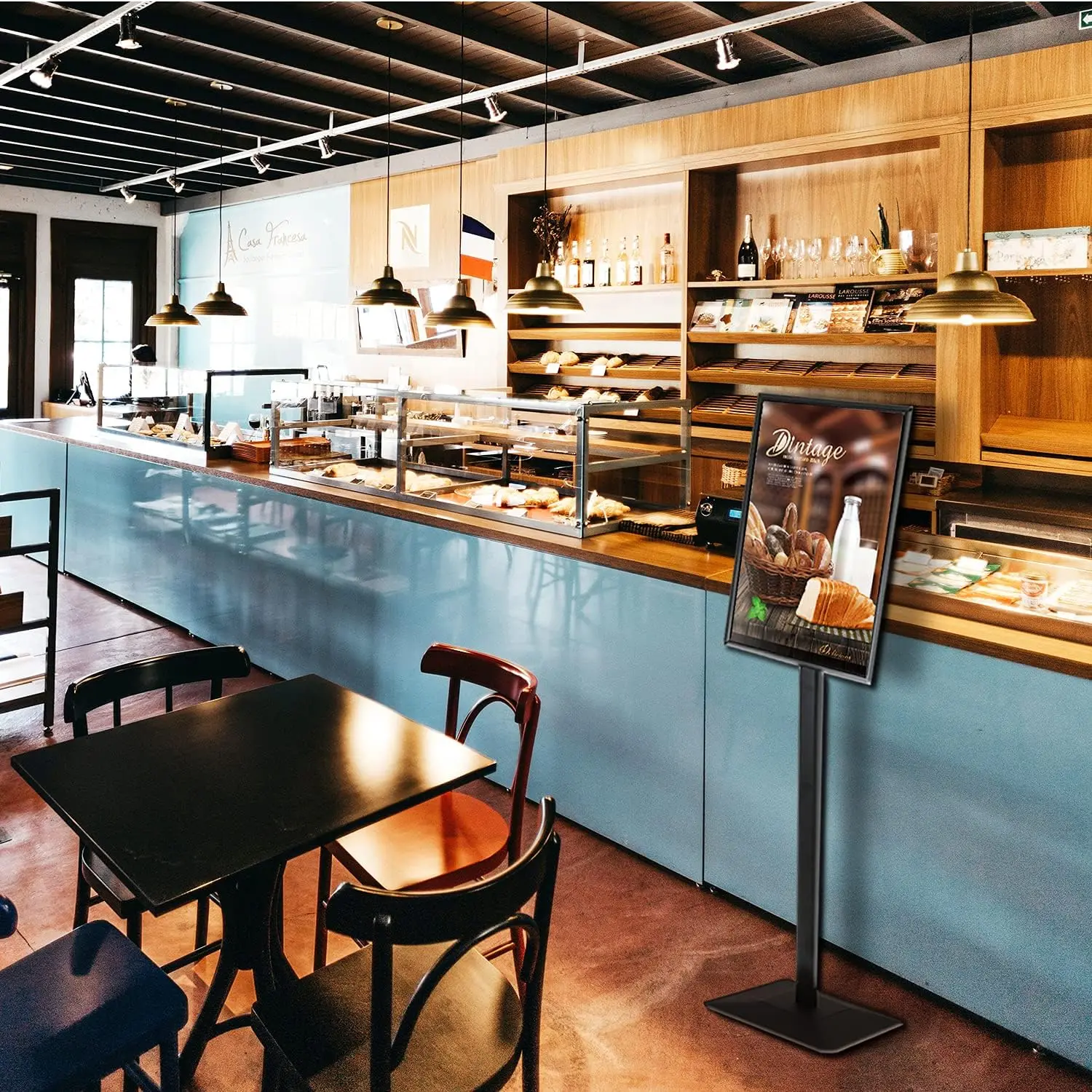 PENGLONG A3 / 11 x 17 inch, Adjustable Heavy Duty Pedestal Sign holder floor Stand,Sign Stand Poster Stand