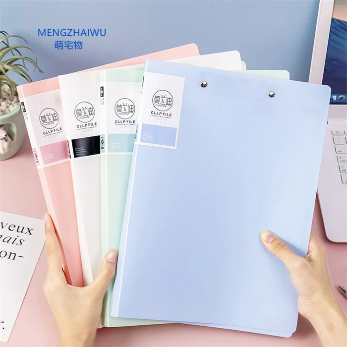 United States office supplies desk organizer A4 file storage organizer PP clip file folder