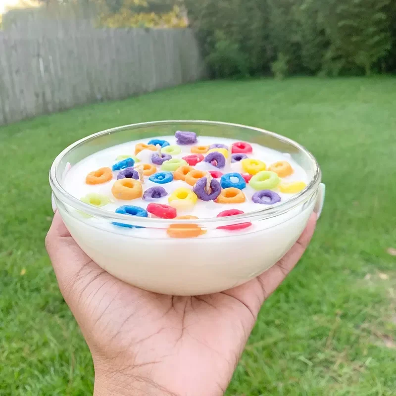 Soy Wax Handmade cereal candles Custom Scent Coconut  Scented Candle