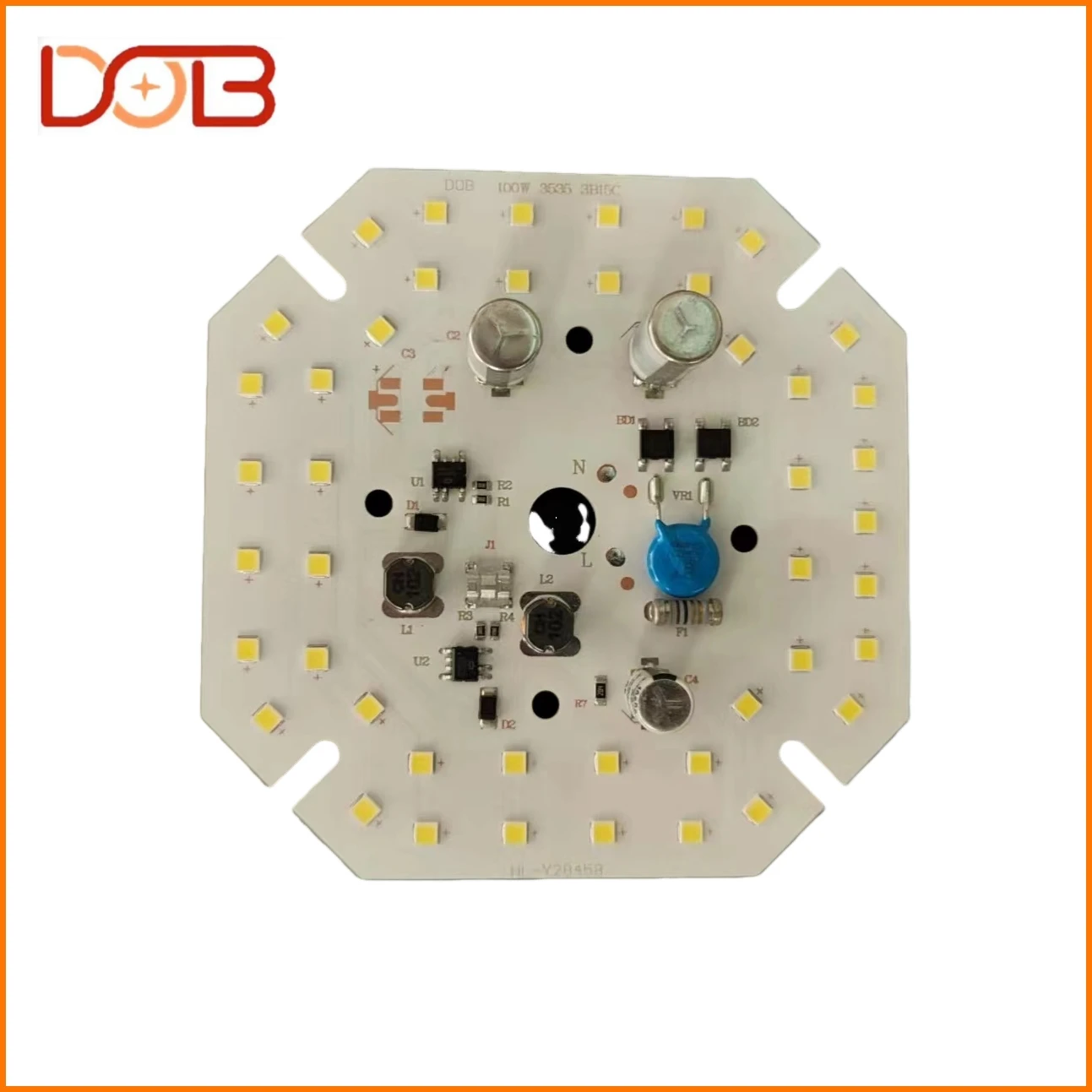 50w The Core Factory Outlet Light High Efficiency  Fin Bulb Led Chip 3535 China Factory Full Wattage Driver-Free Dob Pcb Board