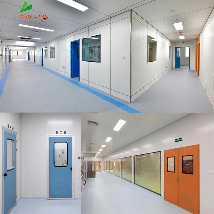 Chinese Factory Reasonable Low Price Pharma Cleanroom System Clean Room Slide Door products suzhou cleanroom doors