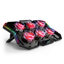 Аксессуары для ноутбука игровой вакуумный кулер COOLCOLD охлаждающие подкладки 5 вентиляторов охлаждение