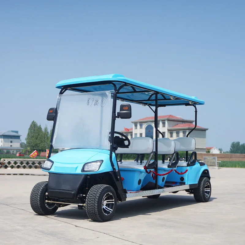 Factory New Mini Golf Cart Buggy Sport Sightseeing Bus 4seats 8seats food golf cart