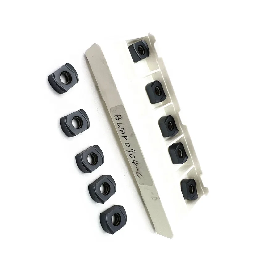 Tungsten Carbide CNC Milling inserts BLMP0603 0904   for cutting steel ,cast iron ,aluminium materials