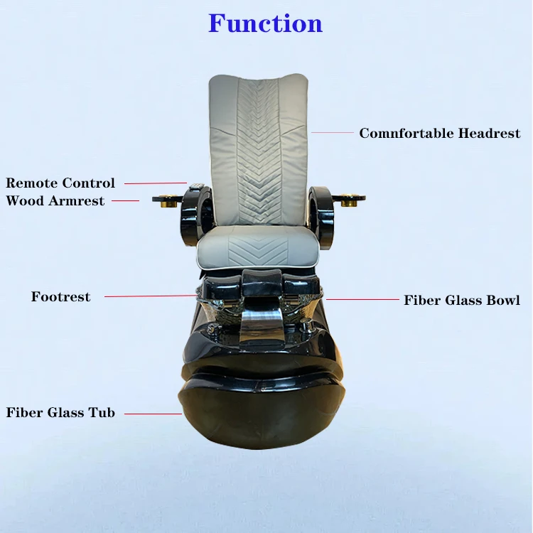 Chair with whirlpool no pipe foot spa folding luxury with massager pull push nails china chair for pedicure