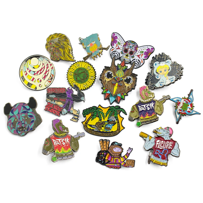 Custom Enamel Pin Backing Card Lapel Badge Metal Hard Brooch Lapel Soft Custom Enamel Pin Set With Backing Card