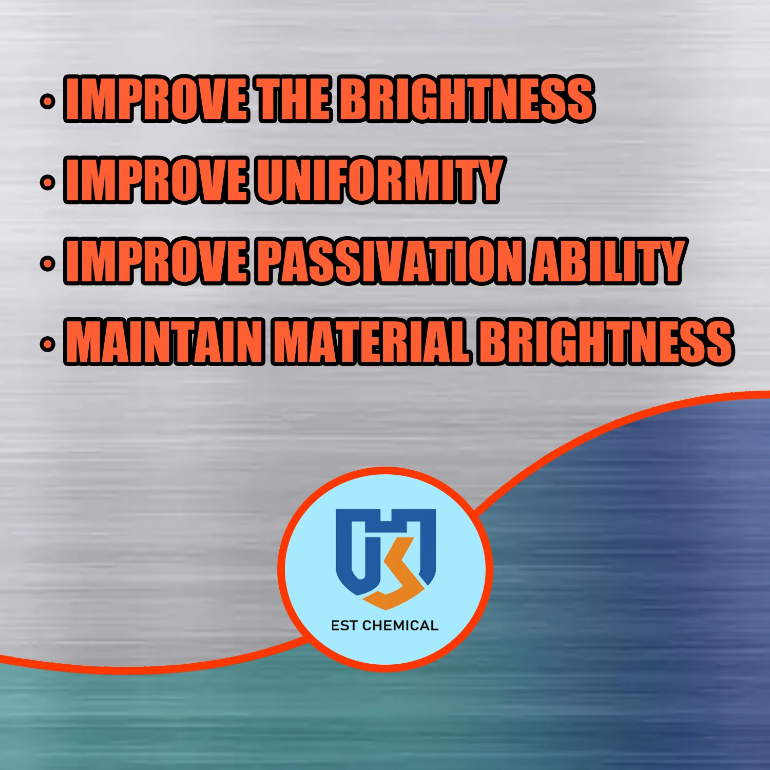 Heavy duty rust remover chemical surface brightener pickling solution for stainless steel