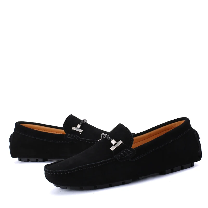 Men Shoes Brand 2023 Casual Slip on Formal Loafers Men Moccasins Italian Black Male Driving Shoes