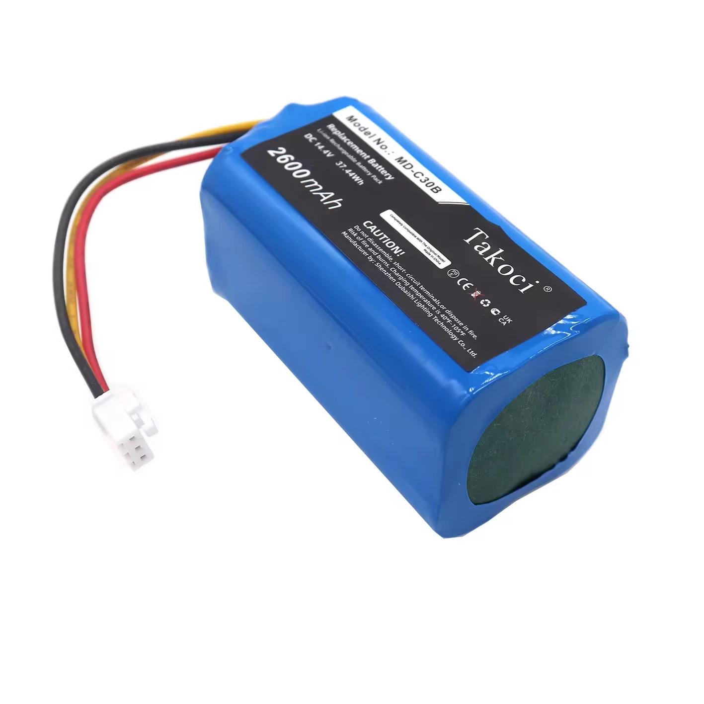 MD-C30B Аккумулятор для Liectroux E30 C30B 2D Wifi робот пылесос 2600 мАч