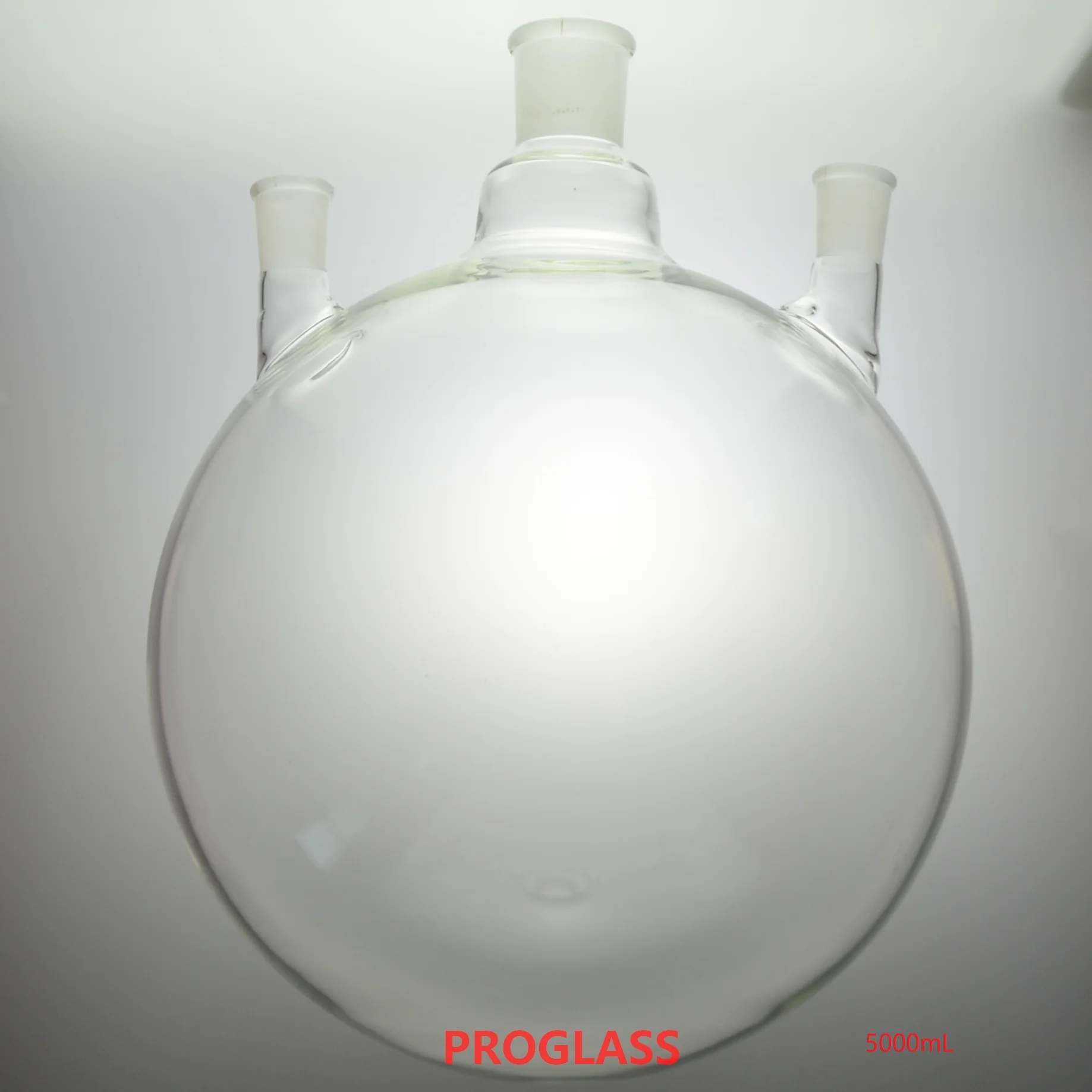 Lab glass 5000mL Round Bottom Three necks Flask fit for the Short path kit