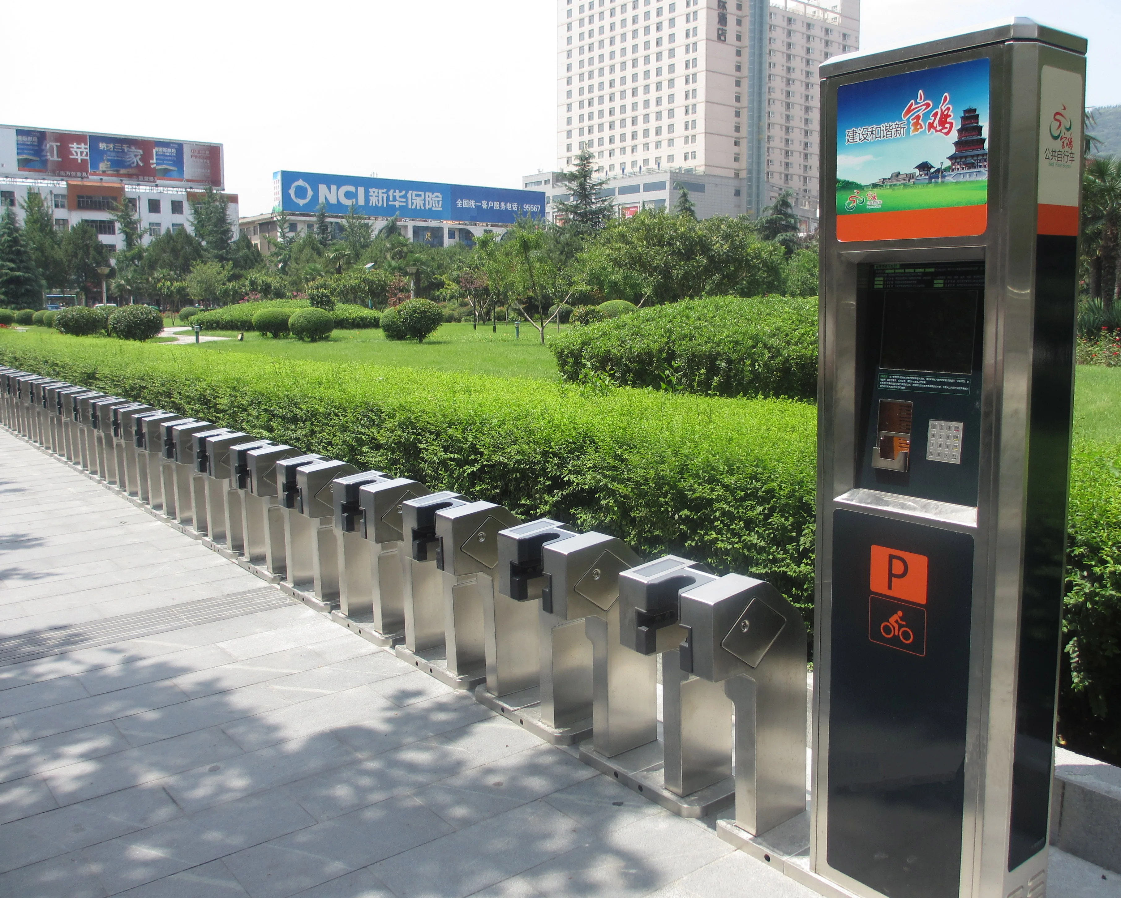 TDJDC china public bike Management box can load into bike key management system with stainless steel outer box