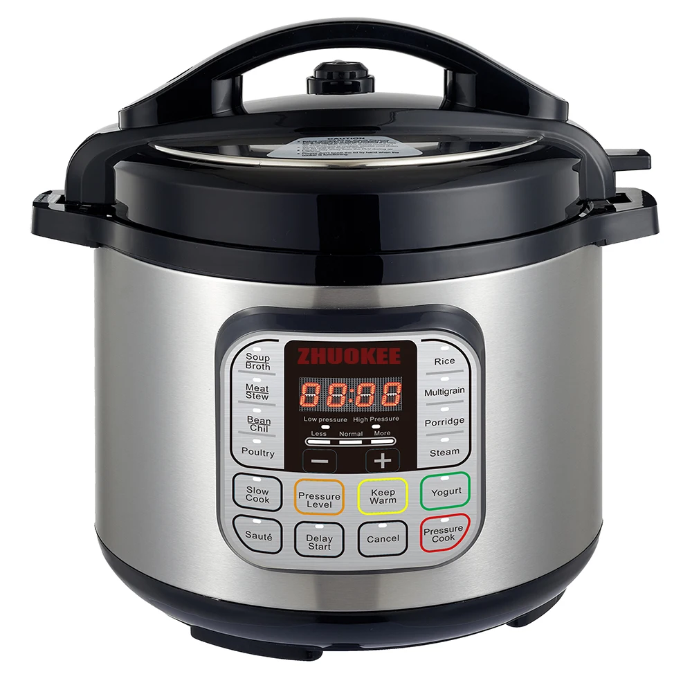 Высококачественная электрическая скороварка 6QT программируемый цифровой многофункциональный корпус из нержавеющей стали для домашнего использования