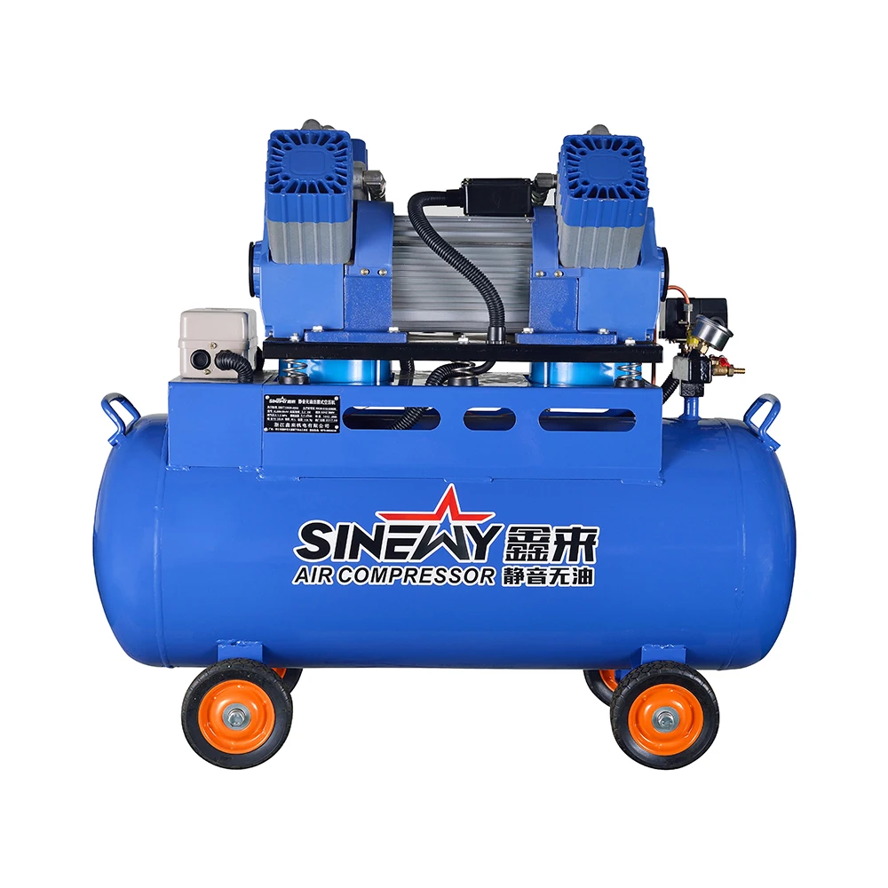 China silent type oil free oxygen generator air compressor