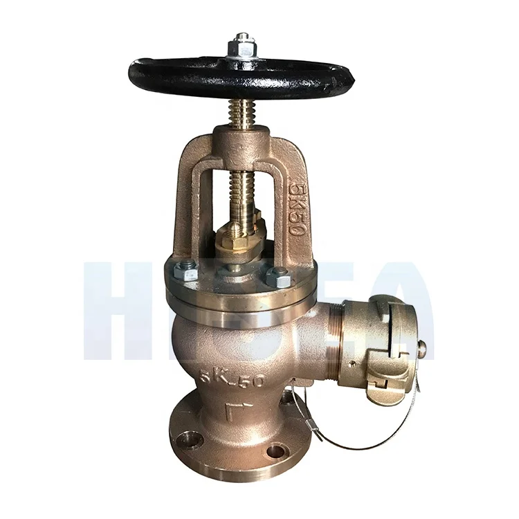 jis marine bronze hose valve f7334 fire hydrant valve jis f7334