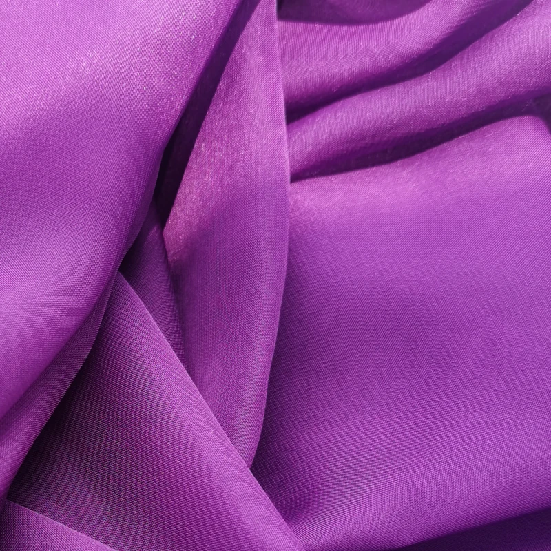 in stock 100%polyester transparent gauze fabric for wedding dress headscarf