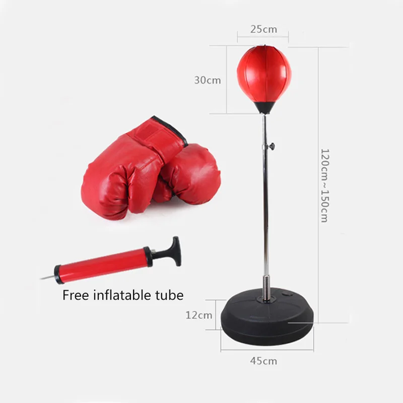  Height Adjustable Sit-up Speed Fitness Air Inflatable training Standing boxing