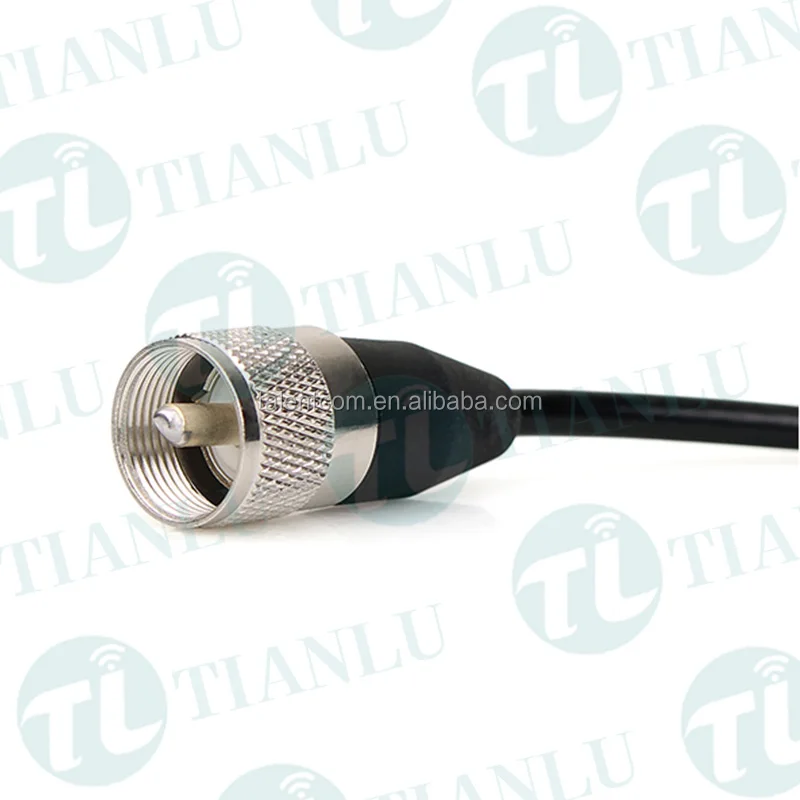 Magnetic base antenna mount for dual band VHF/UHF mobile antenna