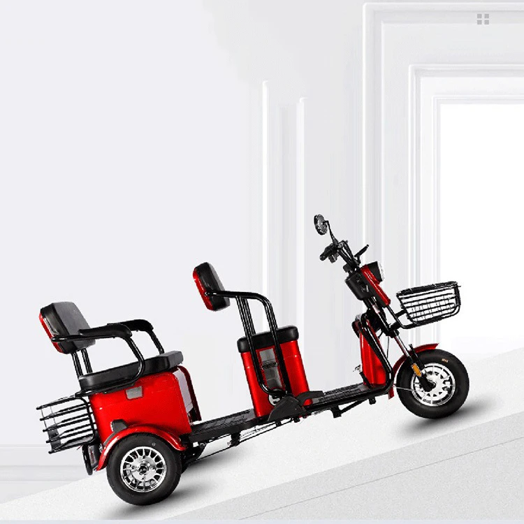 Factory Price two Seat Adult comfortable passenger cargo electric scooter best electric tricycle disabled elderly