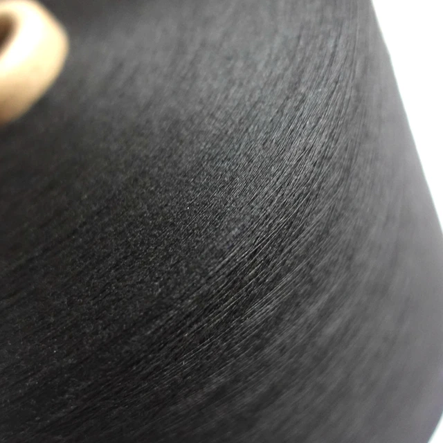 Hot selling 100 Spun Polyester Yarn Raw White Knitting Weaving Ne20S 30S 40S 42S 45S 60S For Sale