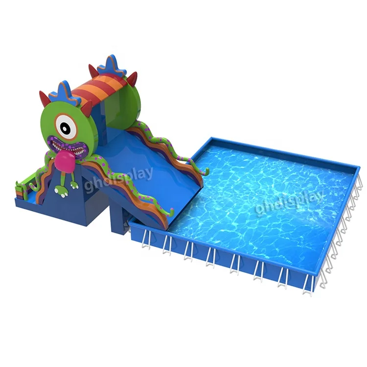  OEM commercial PVC giant inflatable water park slide with
