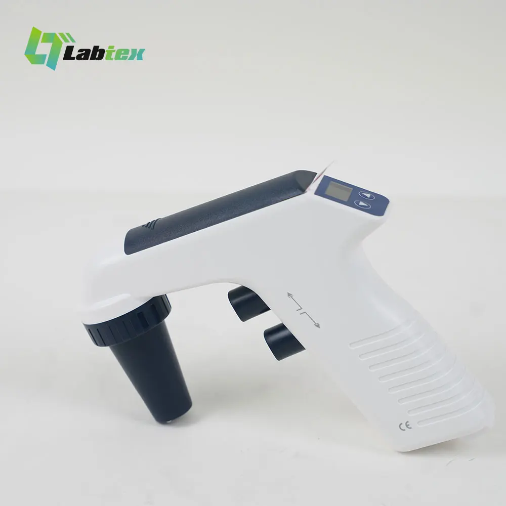 LABTEX Electronic Pipette Filler Large Capacity Levo Plus 0.1-100mL Large LCD Display Pipette Transfer