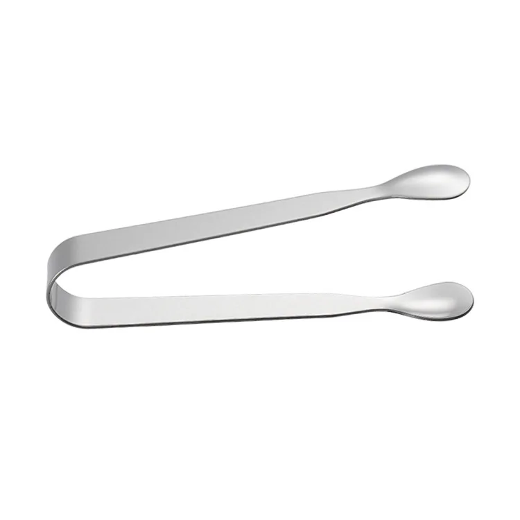 Hot Selling High-end Quality Cookware Small Size Stainless Steel Coffee Tool  Food , Ice , Bread Sugar Tongs Tableware