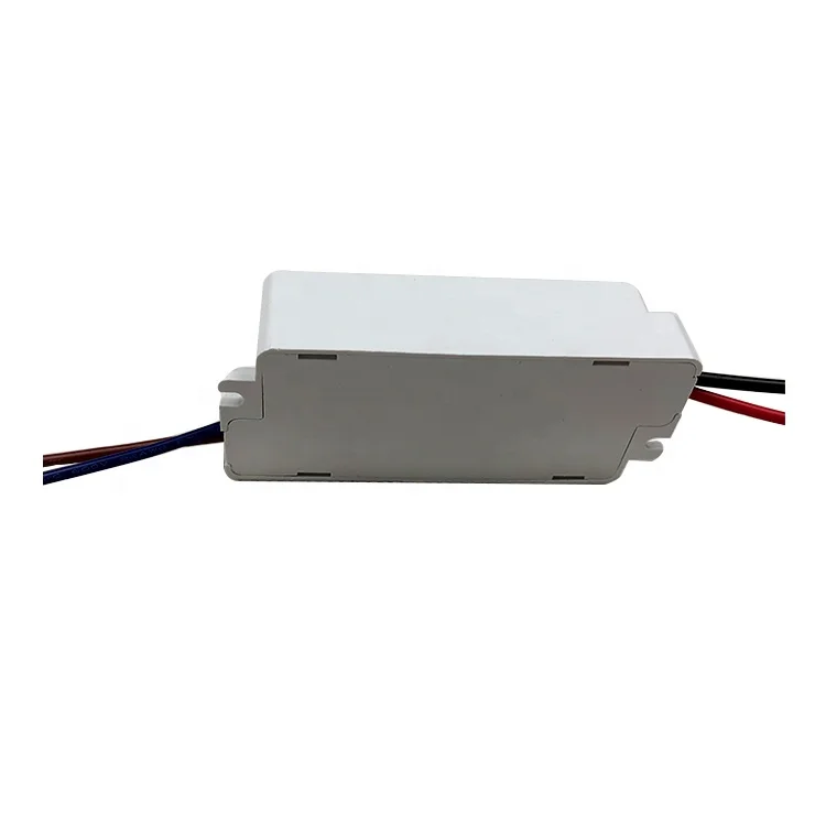 Высококачественный блок питания с квадратным пластиковым корпусом IP20 AC90-265vDC12/24 В 12 Вт тонкий пластиковый корпус