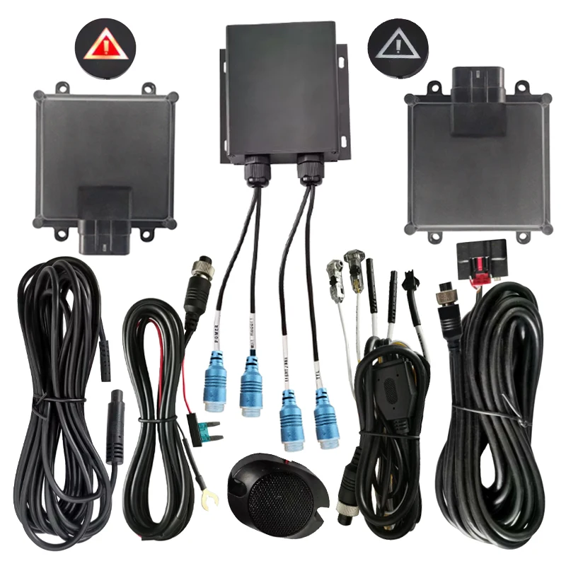 12V ~24V Truck Trailer Lorry Heavy duty Vehicle Front Backup Reverse Blind Spot Camera Detector