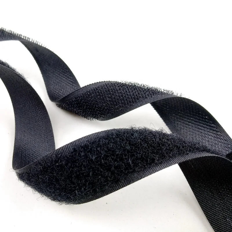 Fabric hook and loop strip velcroes fastening tape garments hook and loop tape fasteners manufacturers