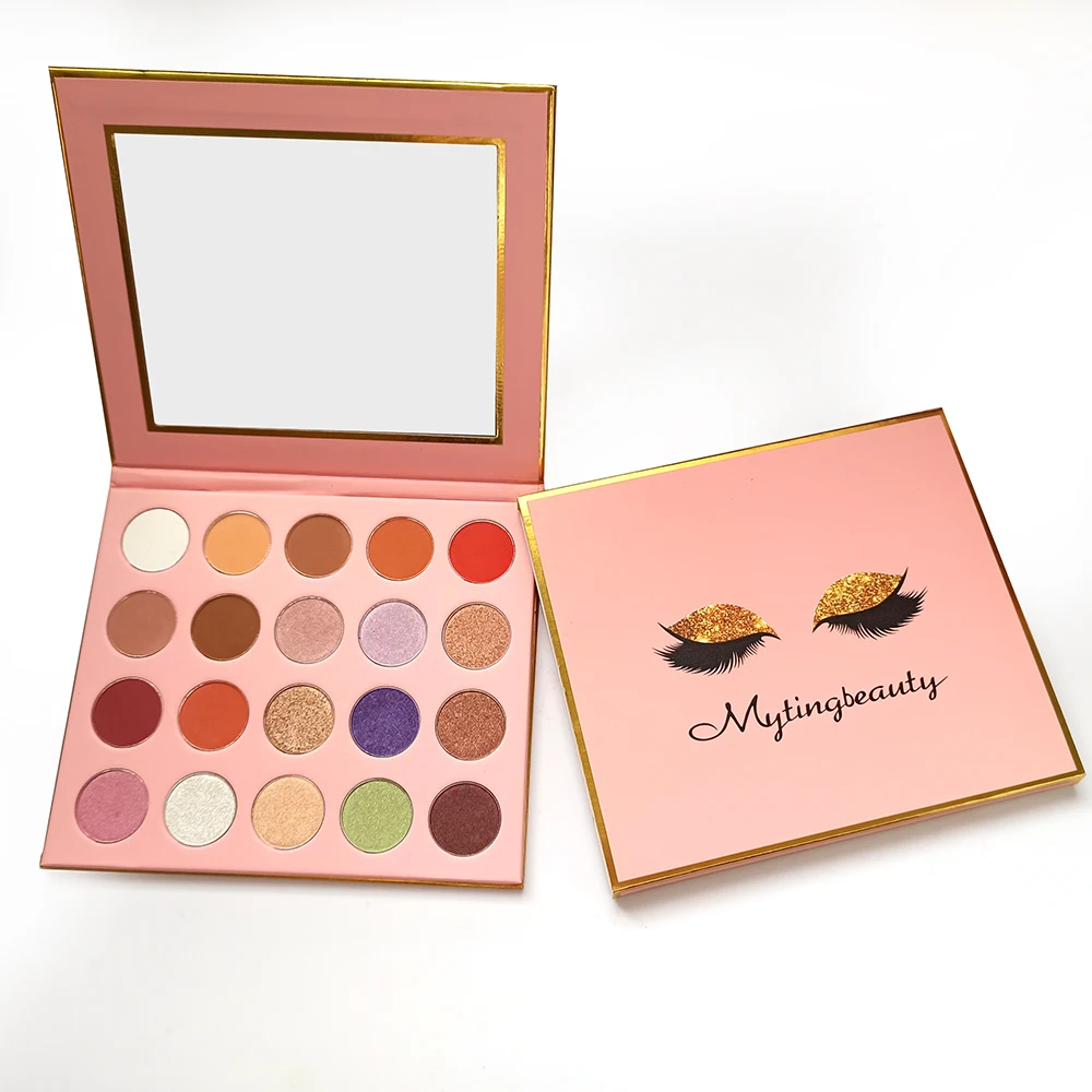 Палитра теней для век личной марки Mytingbeauty, индивидуальные ваши тени для век, пустая роскошная упаковка, тени для век для макияжа