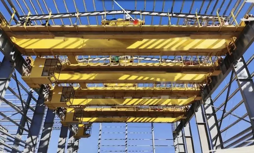 Double Beam Bridge  High Efficiency Heavy Work Duty  QD double girder overhead crane