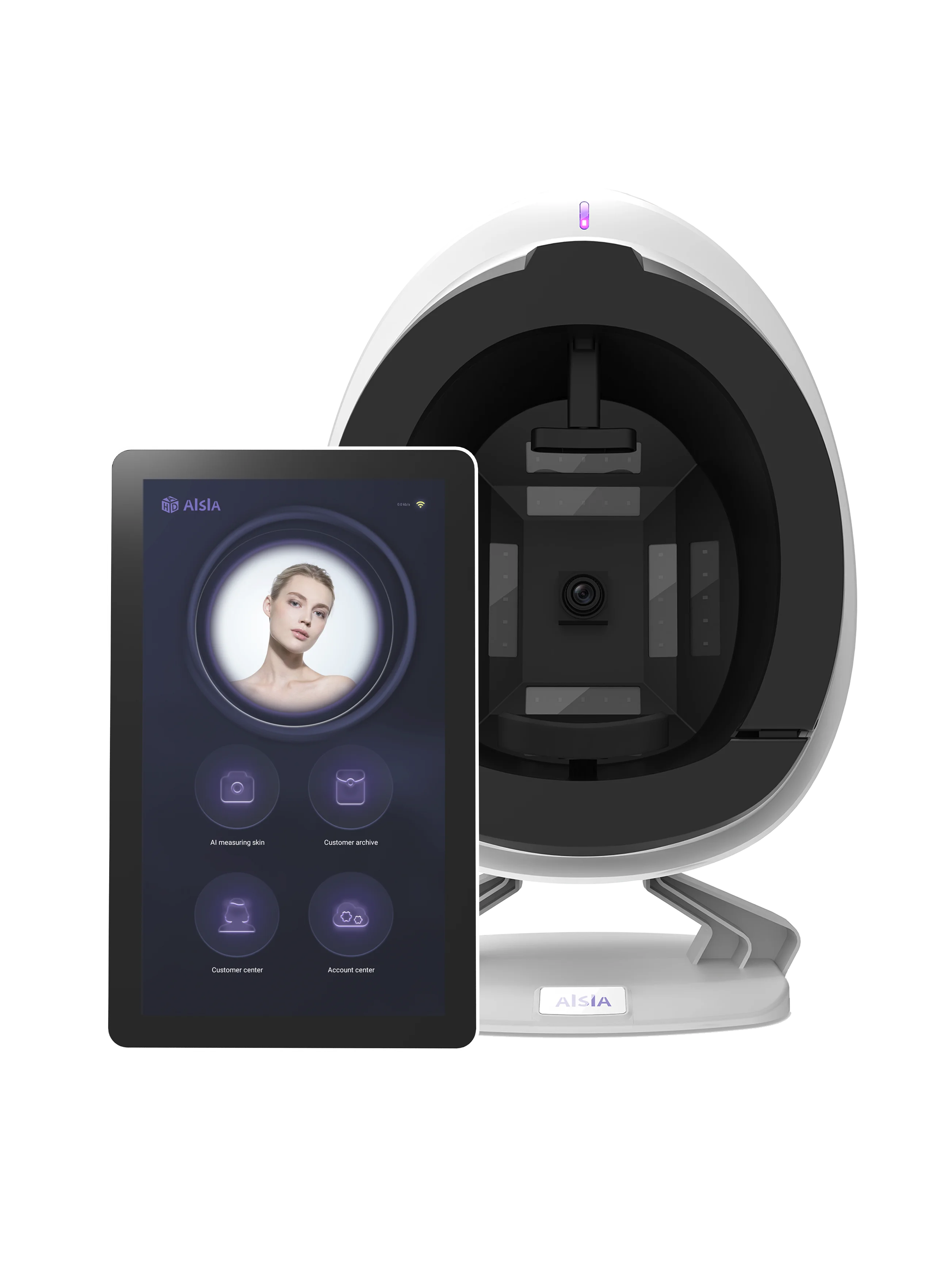 Portable 3D AI Scanner Camera Device  Facial Test Skin Face Analysis Machine Skin Analyzer Machine Faling AI Skin Analyzer