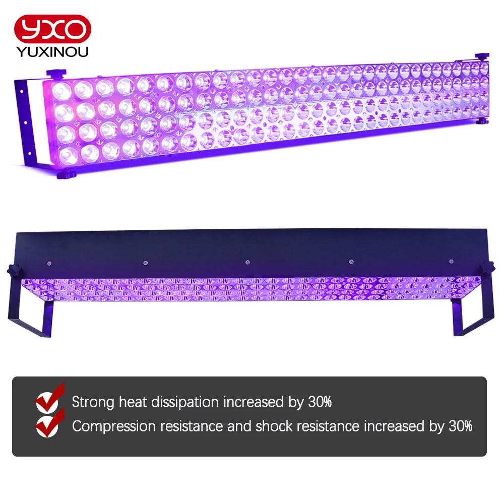 2023 YXO Newest Commercial Fast Curing Speed 3000W Violet Lamp 3535 UV Shadowless Glue UV Ink Curing Lamp  High Power Uv Led