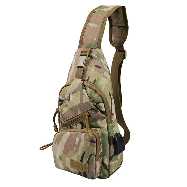 Chenhao Sling Pack Multicam Bug Out Bag EDC Daypack Molle Sling Back Pack Rucksack Tactical Sling Backpack