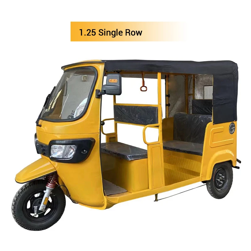Hot Selling Safely And Popular 5 Passengers Electric Rickshaw Tuktuk Passenger Tricycle