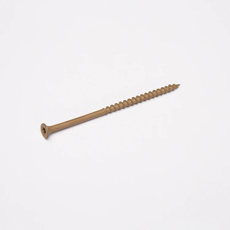 Dacromet Coated Carbon Steel Star Drive Bugle Head Type 17 composite Wood Deck Screws