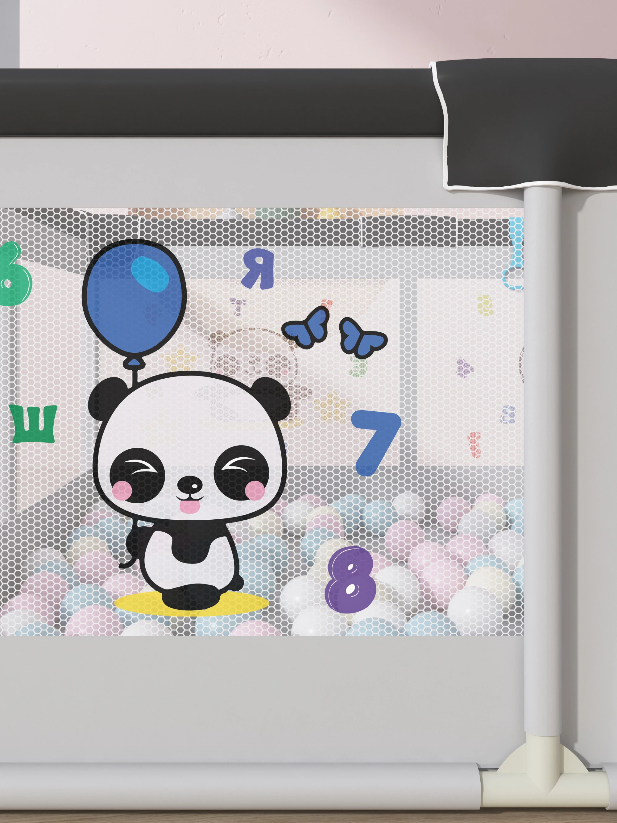 Cartoon Toy Style Fabric Baby Playpens Removable Folding Game Park Fence