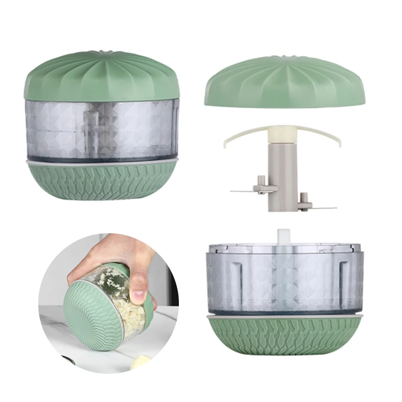 Manual Garlic Press Multi-function Garlic Grinding Chopper Food Vegetable Cutter Meat Grinders Kitchen Gadgets Knife Sharpener