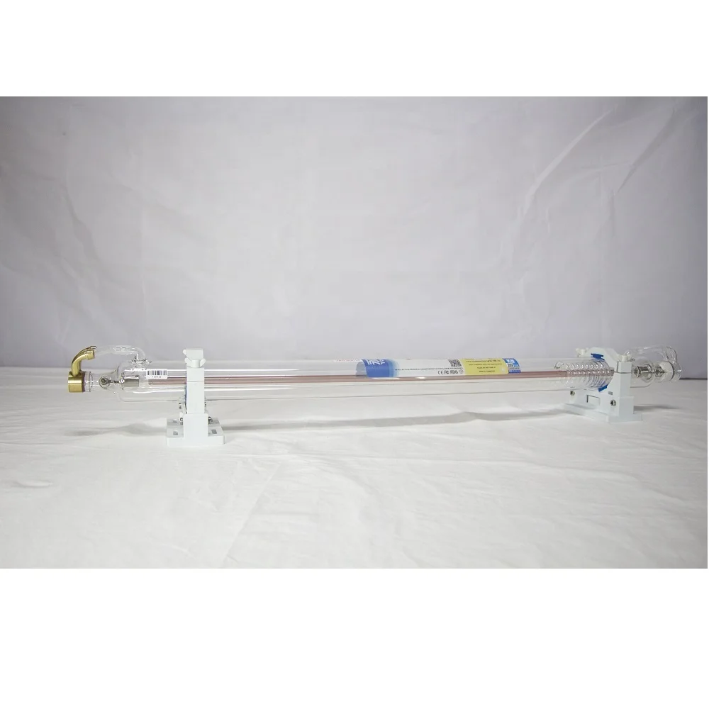 Yongli 50w 60w Diameter 50mm 80mm Tube Length 800mm 1000mm 1200mm Universal Co2 Laser Tube
