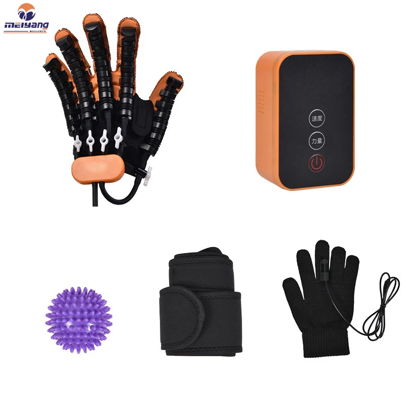 Meiyang New Trendy Hand Massager With Heating Rehabilitation Robot Gloves Finger Trainer For Stroke