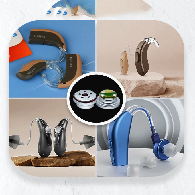 Hearing Aid Accessories 150ohm Pek Copper Ring 120dB N45 Magnet Full Frequency Moving Ring 8mm OTC Special Speaker Unitr
