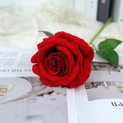 Everongflower Wholesale velvet Rose Artificial Flowers Decorative Flower For Home party Wedding Decorate