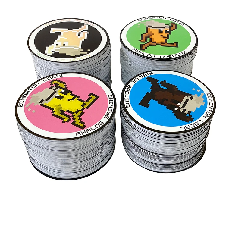 Настраиваемый логотип 3d Аниме стикер Die Cut милые наклейки мультфильм для детей