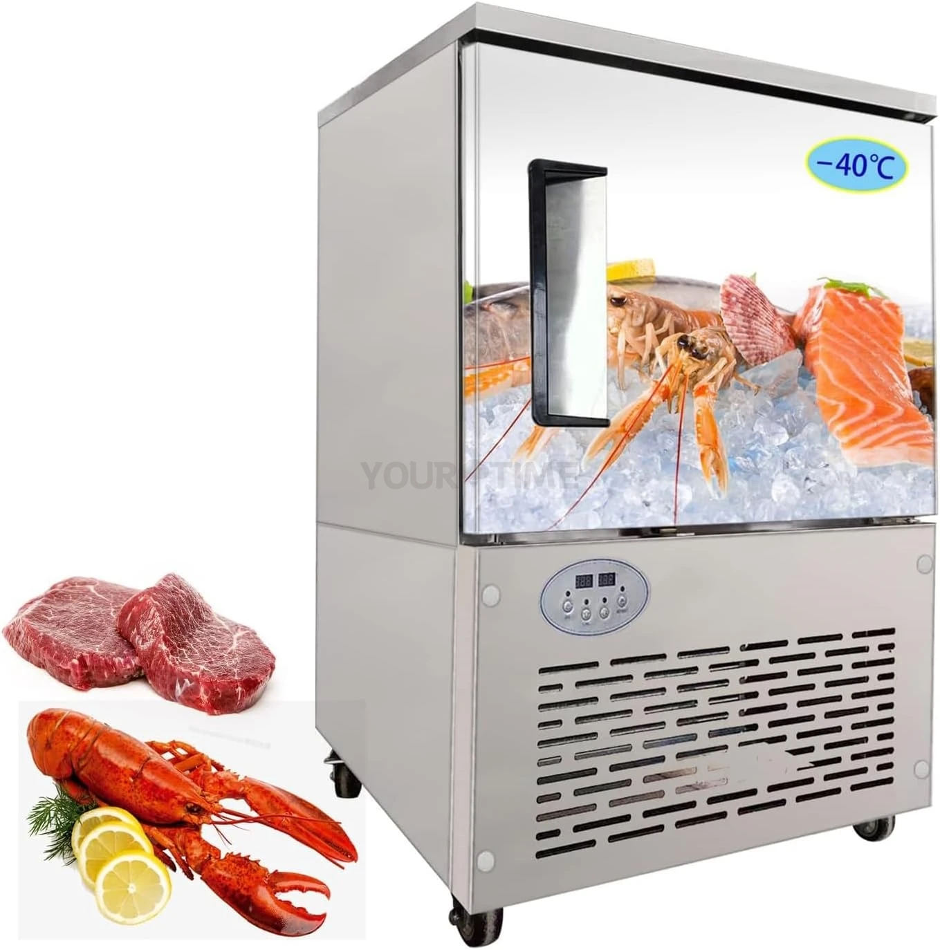 Промышленный холодильник с 5 подносами 150 л