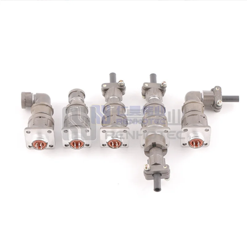 2PM14 Russian Standard Series Connector 4 Pin Thread Metal Plug Socket for Aviation Railway