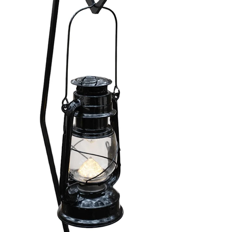 Hot Sale Battery-powered lantern antique kerosene lamp outdoor camping barn lantern
