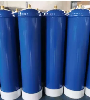 High Pressure 580g Stainless Steel Gas Cylinder High Purity Steel Cylinders Refillable Valve Gases Bottle Cylinder