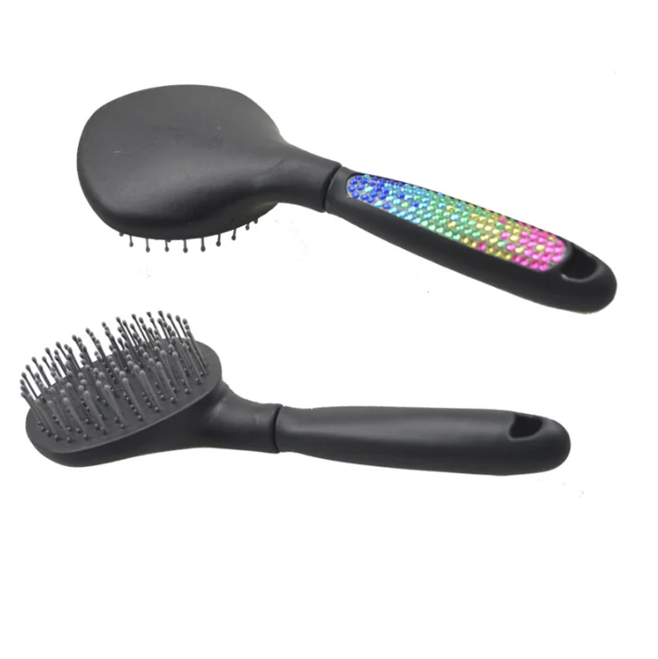 Soft grip needle comb brush hair massage brush scrub cleaning brush